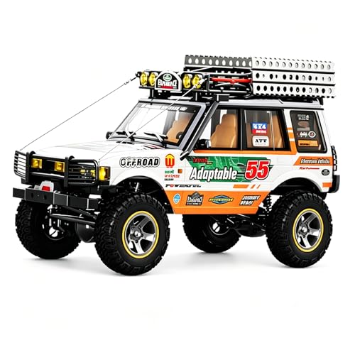 YUCT JXC LR1801 1/18 Scale RC Crawler | 2.4GHz All Terrain Off Road Remote Control Car 4WD for Adults (Green) - color: Green