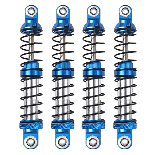 4Pcs ShareGoo Adjustable Metal Shock Absorber 70/80/90/100/110/120mm Damper Compatible with Traxxas TRX4 TRX6 G63 Axial SCX10 D90 90046 AXI03007 1/10 RC Rock Crawler (80mm Hole Distance) - size: 80mm Hole Distance