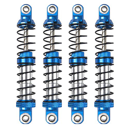 4Pcs ShareGoo Adjustable Metal Shock Absorber 70/80/90/100/110/120mm Damper Compatible with Traxxas TRX4 TRX6 G63 Axial SCX10 D90 90046 AXI03007 1/10 RC Rock Crawler (80mm Hole Distance) - size: 80mm Hole Distance
