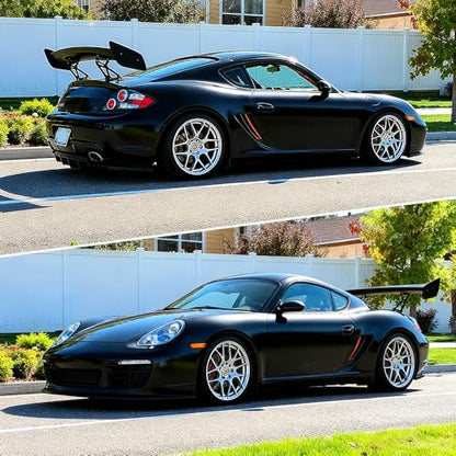 GT Wing Spoiler, Matte Black 47Inch Universal Rear Trunk Spoiler, Lightweight ABS Car Spoiler, GT Style - size: Matte Black