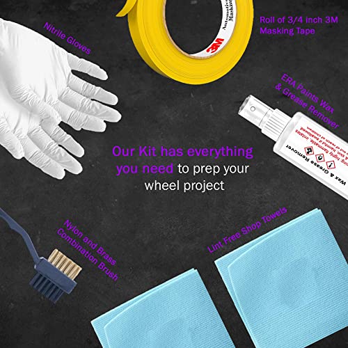 ERA Paints Purple Wheel Paint With Omni-Curing Catalyst Technology - 2K Aerosol Glossy Finish With High Temp Resistance And Extreme Durability Against Color Fade And Chemicals Like Brake Fluid - color: Purple 2K Spray Paint Only