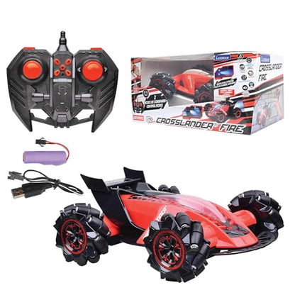 LEXiBOOK, Crosslander Fire RC Car, RC60 | Smoke jet, Gesture control, Music, Rechargeable