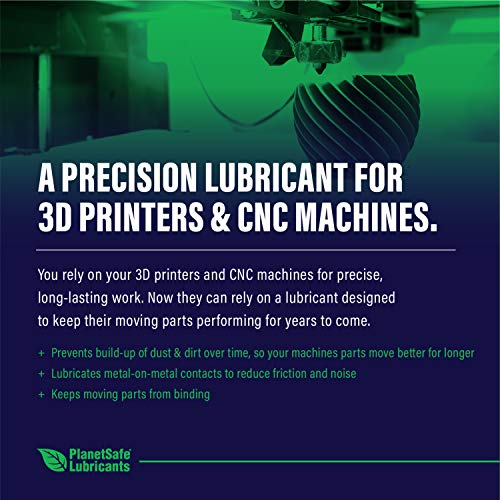 3D Printer Grease - 1 oz - Reduces Friction & Protects Rails & Bearings - Ideal 3D Printer Oil & Lube - CNC Machine Lubricant for Smooth Printing Operation - Made in the USA - size: 1 oz CNC 3D Oil