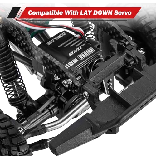 INJORA 39g Universal LCG Carbon Fiber Chassis Frame Kit for 1/18 TRX4M - size: A