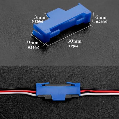 servo Extension Clip, Suitable for All servo Extensions 20 Pieces rc servo Lead Safety Clip wurenji
