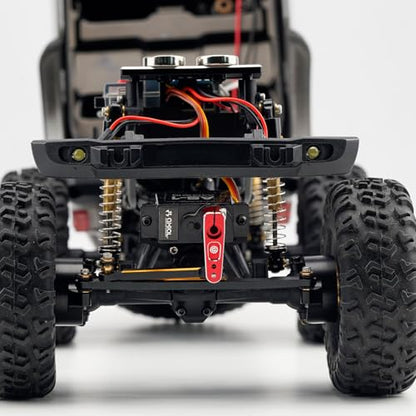 2PCS 15T SCX24 Servo Horn for EMAX ES08MA Suitable for Axial SCX24 AX24 90081 Etc 1/24 RC Crawler Car Upgrades (Red) - color: Red
