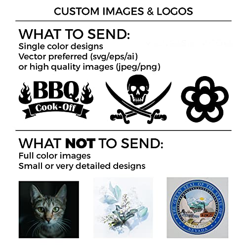 Custom Vinyl Decals | Your Own Personalized Decal | Car, Auto, Glass, Window, Business, Letters, Numbers | Any Design, Text, Image or Logo