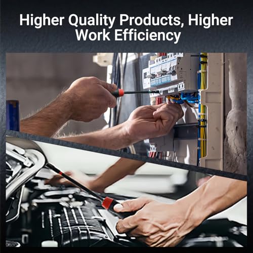 21-Piece Magnetic Nut Driver Set - SAE (1/4" to 9/16") & Metric (5mm to 15mm) Nut Driver Set with Non-Slip Silicone Grip Handle - Cr-V Magnetic Socket set - size: 21-Piece Magnetic Nut Driver Set
