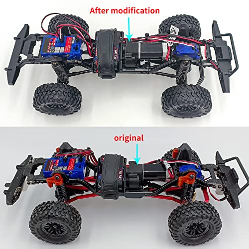 SWX 16.6:1 Metal Transmission for TRX4M 1/18 High Speed | Metal Gearbox, 16.6:1 Ratio, High Speed, TRX4M, 1/18 Crawler - size: Higher Speed Gear