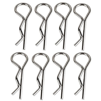 Hosim 50pcs Durable Stainless RC Car Shell Body Clip Pins, 0.8mm Universal Replacement Pins for 1/12 1/16 1/18 1/24 Scale RC Vehicles and Hosim 9112 9122 9123 RC Cars