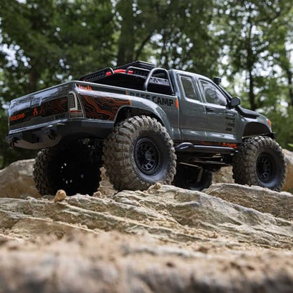 Axial RC Truck 1/10 SCX10 III Base Camp 4X4 Rock Crawler Brushed RTR (Battery and Charger Not Included), Gray, AXI-1375T2