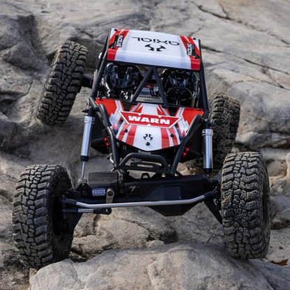 Axial AXP8 Gilamon 1/8 RC Crawler 2.2 4X4 RTR Trail Buggy, Red | Brushed, AXI-1207T2, Battery and Charger Not Included - color: Red