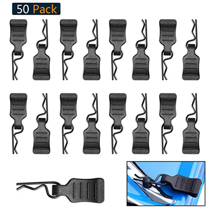 HobbyPark RC 0-14mm Hole Puncher Reamer Black & 0.7mm Rod Universal RC Car Body Clips with Pull Tabs