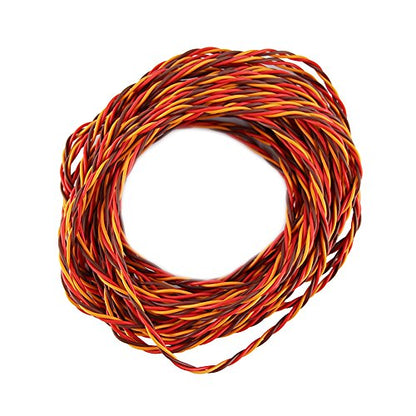 32 feet 22AWG 60cores Twisted Servo Lead Servo Extended Cable Twisted Wire for JR Servo Extension