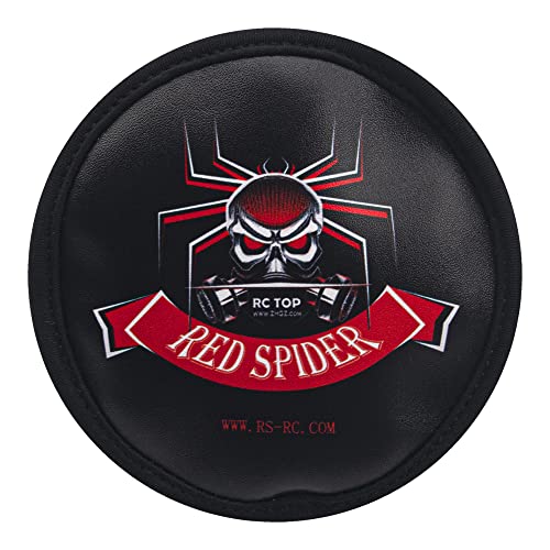 1/10 RC Simulation Leather Spare Tires Cover Accessories Compatible with Traxxas TRX-4 Tamiya CC01 Axial SCX10 Wraith D90 Redcat HSP 1/10 RC Crawler Truck (Red Spider) - style: Red Spider