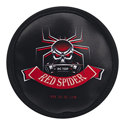 1/10 RC Simulation Leather Spare Tires Cover Accessories Compatible with Traxxas TRX-4 Tamiya CC01 Axial SCX10 Wraith D90 Redcat HSP 1/10 RC Crawler Truck (Red Spider) - style: Red Spider