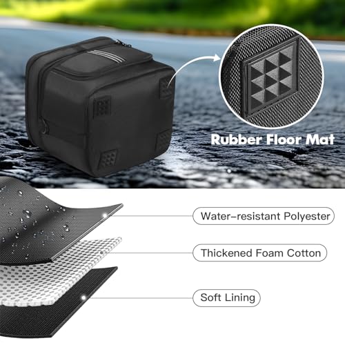 Portable Power Station Carrying Case Compatible with ECOFLOW RIVER 2 Power Station Generator Protective Shoulder Storage Bag Cover with Pocket for Outdoor Travel Camping Charging Accessories