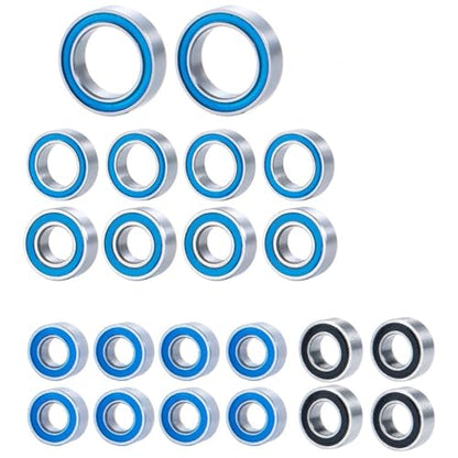 Bearing Kit for TRX4M for Bronco for Defender 1/18 RC Crawler Replacement Parts rc Car Modified Pieces 22Pcs Sealed Ball Bearing Set