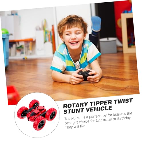 Double-Sided Off-Road Car Rotation High-Speed Flips Trick Vehicle for Design Crash-Resistant Car for Indoor Outdoor Play
