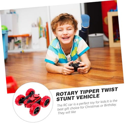 Double-Sided Off-Road Car Rotation High-Speed Flips Trick Vehicle for Design Crash-Resistant Car for Indoor Outdoor Play