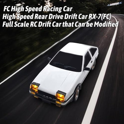 LD1801 1/18 AE86 RC Drift Car Initial D with 3 Upgraded 1200mAh Batteries | 2.4G 3-channel proportional drift toy with 150 motor and 10A ESC for hobby players - color: Ld1801