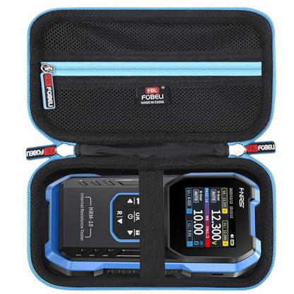 FBLFOBELI EVA Hard Case for FNIRSI HRM-10 Car Battery Tester | for Klein Tools ET270/MM460S/MM400/MM420/MM325/MM300 Digital Multimeter, Shockproof & Water-Resistant, Tool Carrying Bag