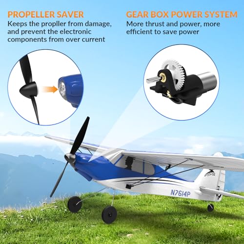 RC Plane Sport Cub 500 S2 Remote Control Airplane 4 Channel RTF | Easy Control for Beginners, One Key Aerobatic,3 Modes, Best Gift for Adults