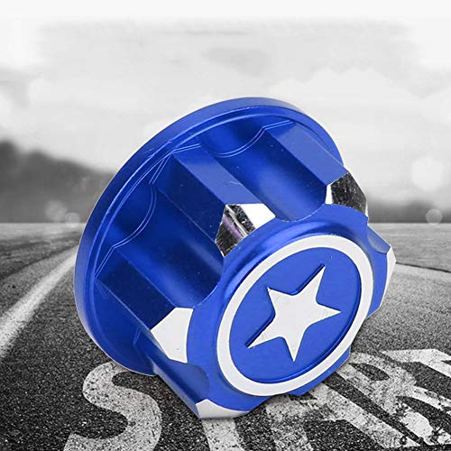 Tbest Hex Wheel Nut, 4Pcs Aluminium Alloy 17mm Hex Wheel Mount Nuts Set Fit for RC Car()