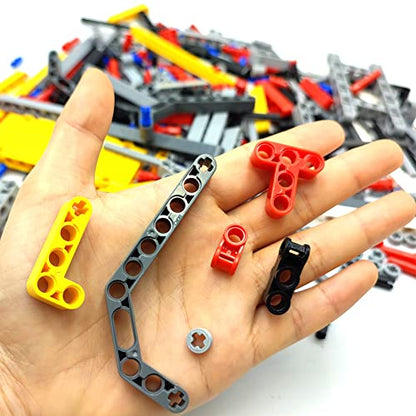 dspitwod Technical Parts Beams Axles Connectors Bricks Sets - 420 Pieces, Frame Liftarms Beams for Technic Car STEM Building Block Toys - style: 420 TECHNIC PARTS
