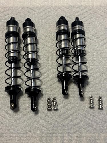 RC Car Shock Absorbers Front And Rear Shocks Set Adjustable Shocks For 1/8 Arrma Typhoon 6S Redcat FS/ZD Racing Buggy Truggy (Front & Rear) - style: Front & Rear