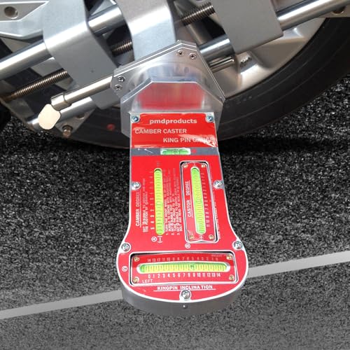 PMD Products Magnetic Camber, Caster & KPI Alignment Gauge - Precision Wheel Alignment Tool for Accurate Steering Adjustment | Part 916