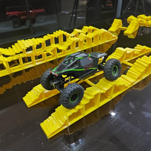 RC Remote Control Car Climbing and Balance Challenge Bridge 3D Printed - 1/24 & 1/18 Scale Off-Road Obstacle Course (Truck Not Included) (Style B) - style: Style D