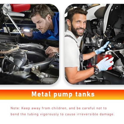 povtii 2 PCS Oil Can Pump Oiler, 200ml Metal Oil Spray Can with 4.92" Spout, Portable Pump Oil Squirt Can for Rolling Bearings Universal for Car Motorcycle, Car Accessories