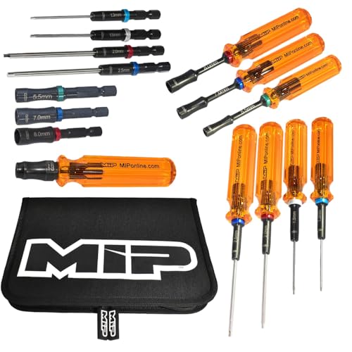 MIP Metric Tool Set Kit With Pouch For Traxxas, Arrma, Losi, Axial, Redcat RC Cars 5230 MADE IN USA