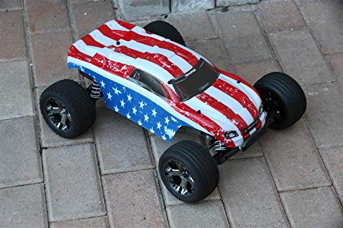 SummitLink Compatible Custom Body Flag Strip Style Replacement for 1/10 Scale RC Car or Truck (Truck not Included) R-ST-01