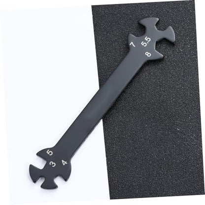 DOITOOL Multifunctional Rc Turnbuckle Wrench Tool Rod Adjusting Tool for Rc Cars Black Finish for Precision Repairs and Adjustments