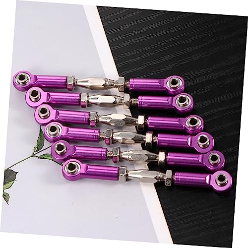 Adjustable Turnbuckle Rod Kit 71mm Aluminum for Car Rod Linkage Easy Install for 1/10 Vehicles