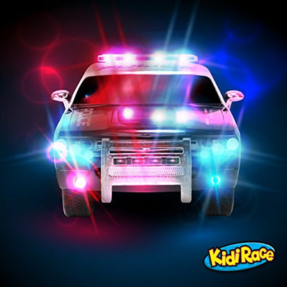Rechargeable Remote Control Police Car, Lights & Siren, Kids 3-12 | Hobby RC Car, Birthday Gift Ideas for Boys & Girls Ages 3-12