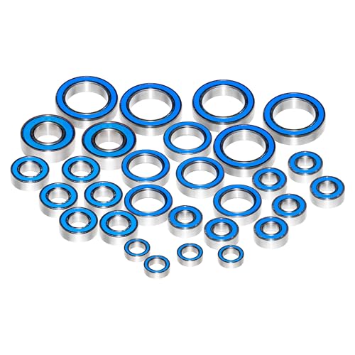 for Traxxas Slash 4WD, Rustler, Stampede 4x4 VXL BL-2s Bearings Kit (All Versions) (29 Pcs)