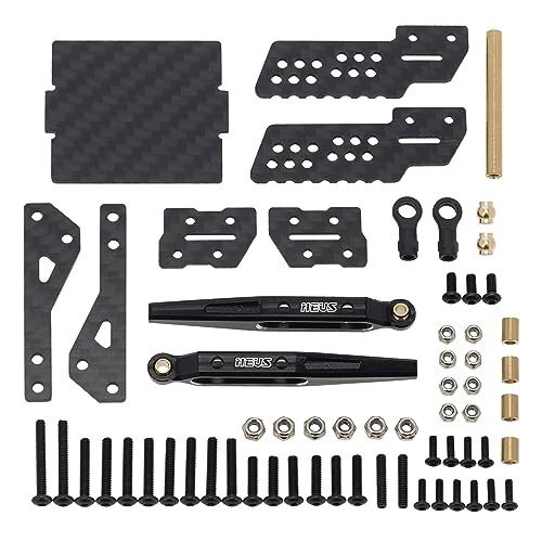 MEUS Racing TRX4M Rear Suspension Trailing arms with Dual Shock Mount for TRX4M Defender/Bronco 1/18 RC Crawler Car Upgrades Parts