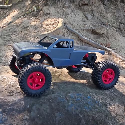 furitek 1/18 RC Crawler TerraX Active Pro 4WS ARTR – Remote Control Car RC Cars for Adults Mini Crawler Brushless 2-in-1 System (Champagne Nude Edition) (Grey) - color: Grey