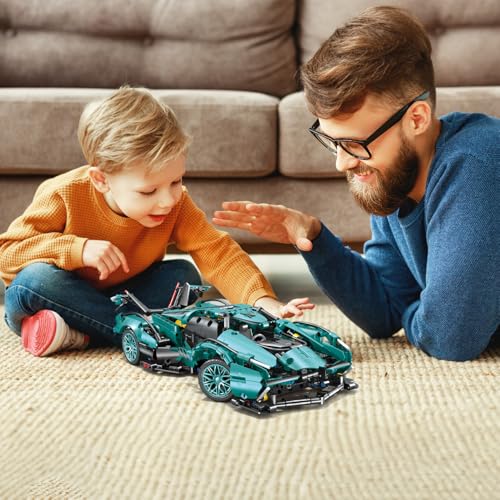 WINGIFT 953 Piece Sports Car Building Blocks Toys Boys or Adults Kits, 1:14 Race Car Model Building Set, Adult Collectible Model Cars Set to Build, STEM Super Cars Sets for Boys Girls Age 6-12, 8-14 - style: 999 Pieces