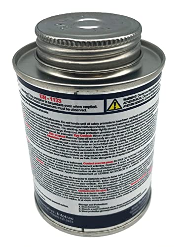 Clear All Purpose Tire Repair Vulcanizing Cement W/Brush Top Can (8oz - Single) - size: 8oz - Clear - Single