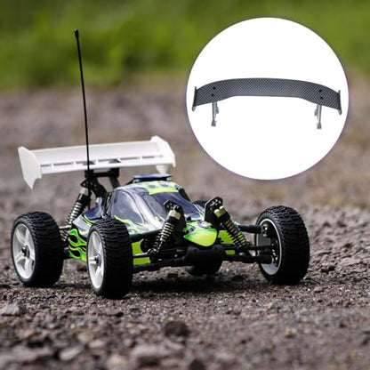ERINGOGO 1/10 Mini Drift Car Tail Wing Carbon Fiber Rear Spoiler Vehicle Model Tail Wing Universal Rc Car Modification Accessory for Racing