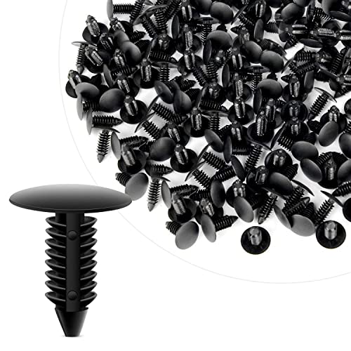 GOOACC Nylon Bumper Fastener Rivet Clips Fender& Bumper Shield Retainer for GM, Ford & Chrysler 7mm Hole Retainer Auto Body Clips - 100PCS - color: 100Pcs Clips-7mm