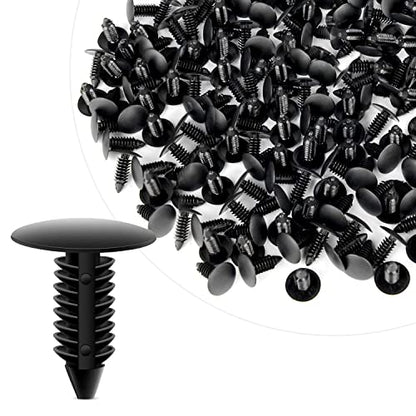 GOOACC Nylon Bumper Fastener Rivet Clips Fender& Bumper Shield Retainer for GM, Ford & Chrysler 7mm Hole Retainer Auto Body Clips - 100PCS - color: 100Pcs Clips-7mm