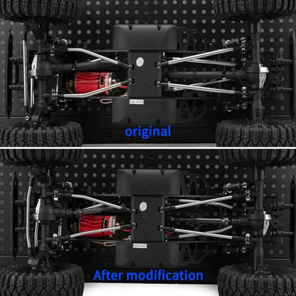 RCLIONS High Clearance Suspension Links Linkage for Redcat Ascent Fusion | 1/10th RC Crawler Car Upgrade Parts,Made of Stainless Steel