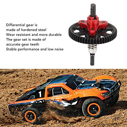 Aluminum Steel Differential Slipper Clutch, Slipper Clutch Assembly, 54T Aluminum Steel Differential Gear Slippers Clutches, for Traxxas Slash, Rustie 4x4 1/10 RC Car (Red) - color: Red