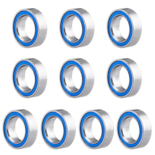 Professional RC Ball Bearings Double Rubber Sealed for Traxxas Arrma Axial Team Associated Losi Redcat Racing RC4WD Tamiya HPI (10-Pack) (5x8x2.5mm) - size: 5x8x2.5mm