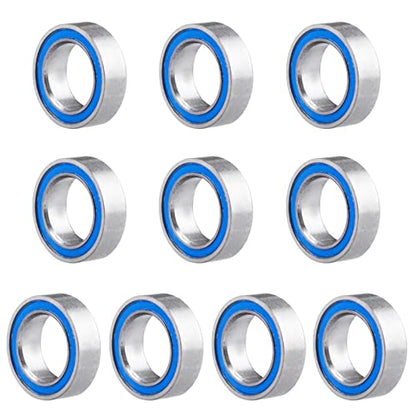 Professional RC Ball Bearings Double Rubber Sealed for Traxxas Arrma Axial Team Associated Losi Redcat Racing RC4WD Tamiya HPI (10-Pack) (5x8x2.5mm) - size: 5x8x2.5mm